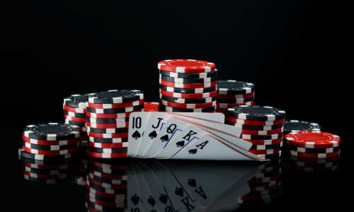 Cards and casino chips